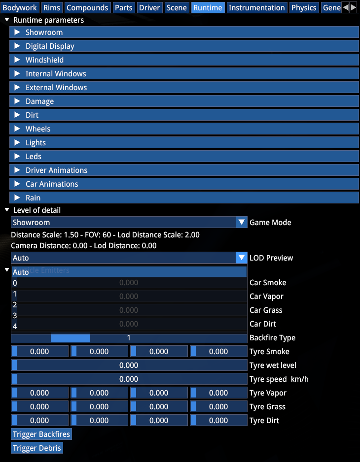 Runtime LOD