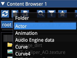 Car Actor creation