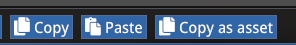 Copy paste materials