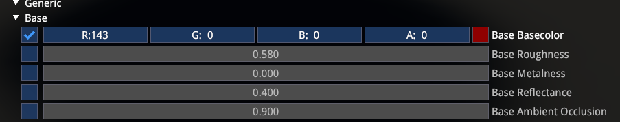 Unique material property