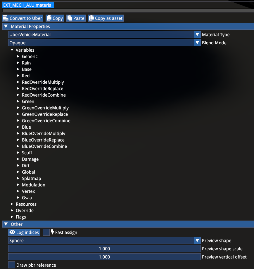 Splatmap channels