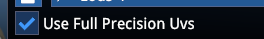 Full Precision UV