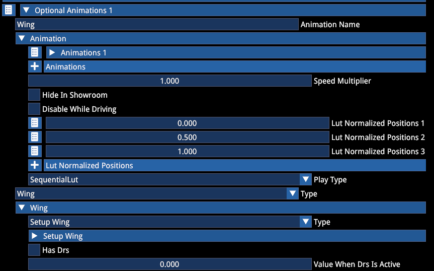 Setup-driven animation