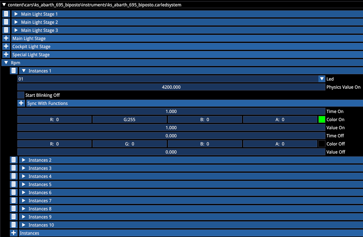 LEDs script