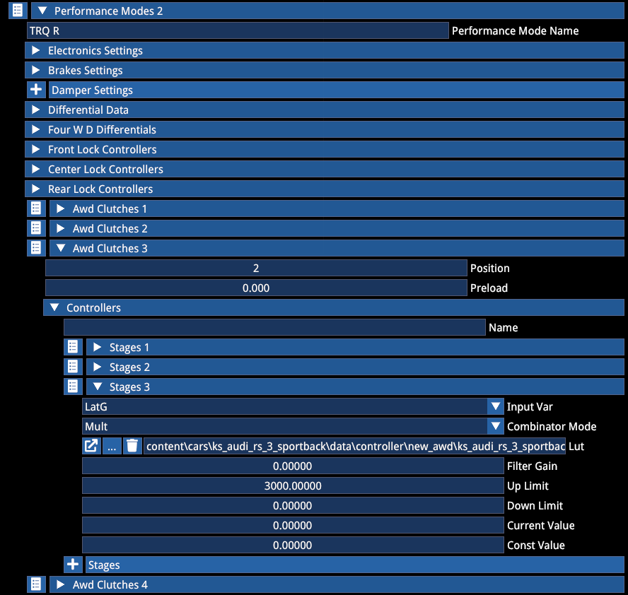 Performance Modes